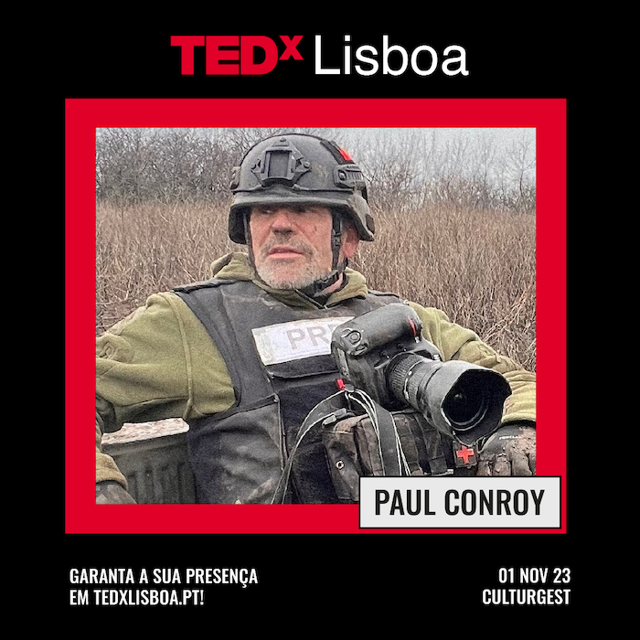 Paul Conroy at TEDxLisboa 2023 Social Media