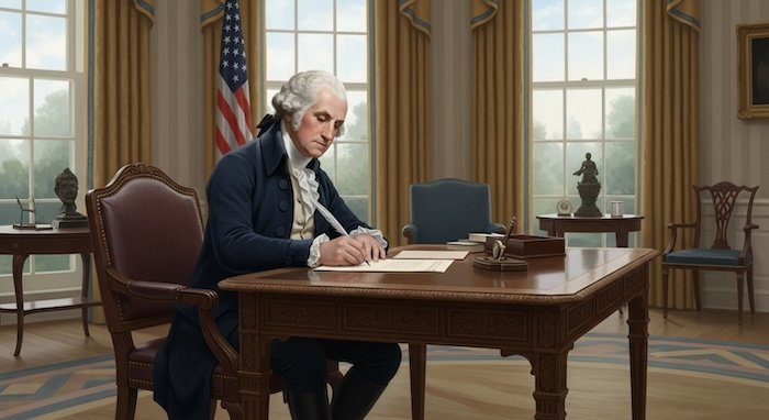 George Washington Signed the U.S. Copyright Act on May 31, 1790